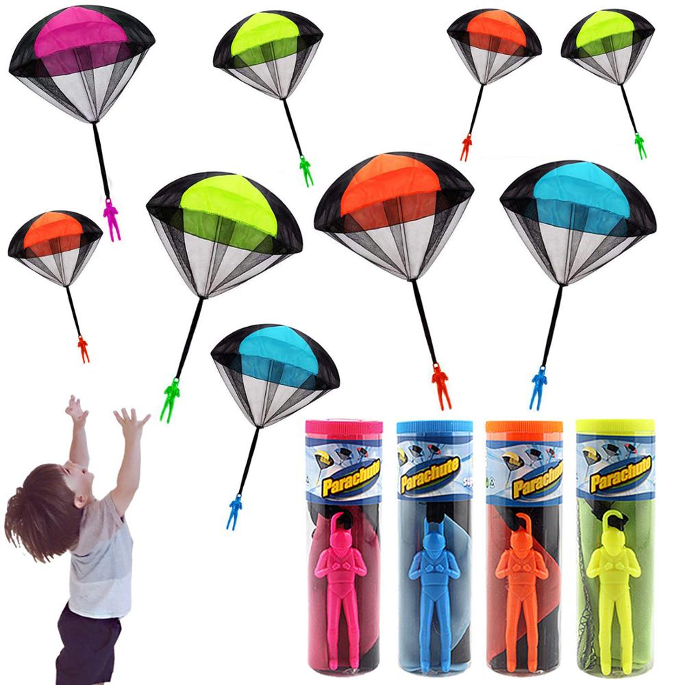 Hand Throwing Mini Soldier Parachute Funny Toy Kid Outdoor Game Play Educational Toys Fly Parachute Sport for Children Toy