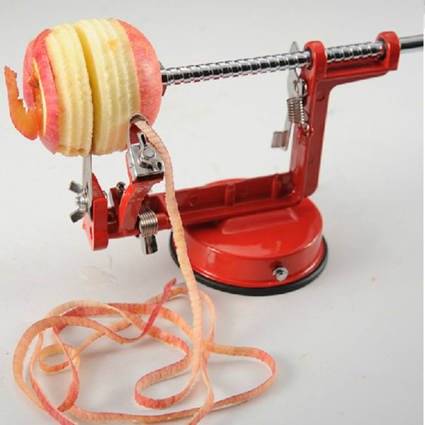 Multifunction stainless steel hand shake apple corer peeler fruit / potato peeler + slice + to the core  mutfak accessories